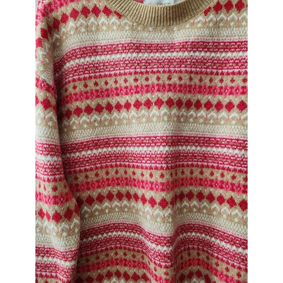 LOFT Women's Striped Fair Isle Everyday‎ Sweater Cotton Blend Size S - Picture 6 of 11